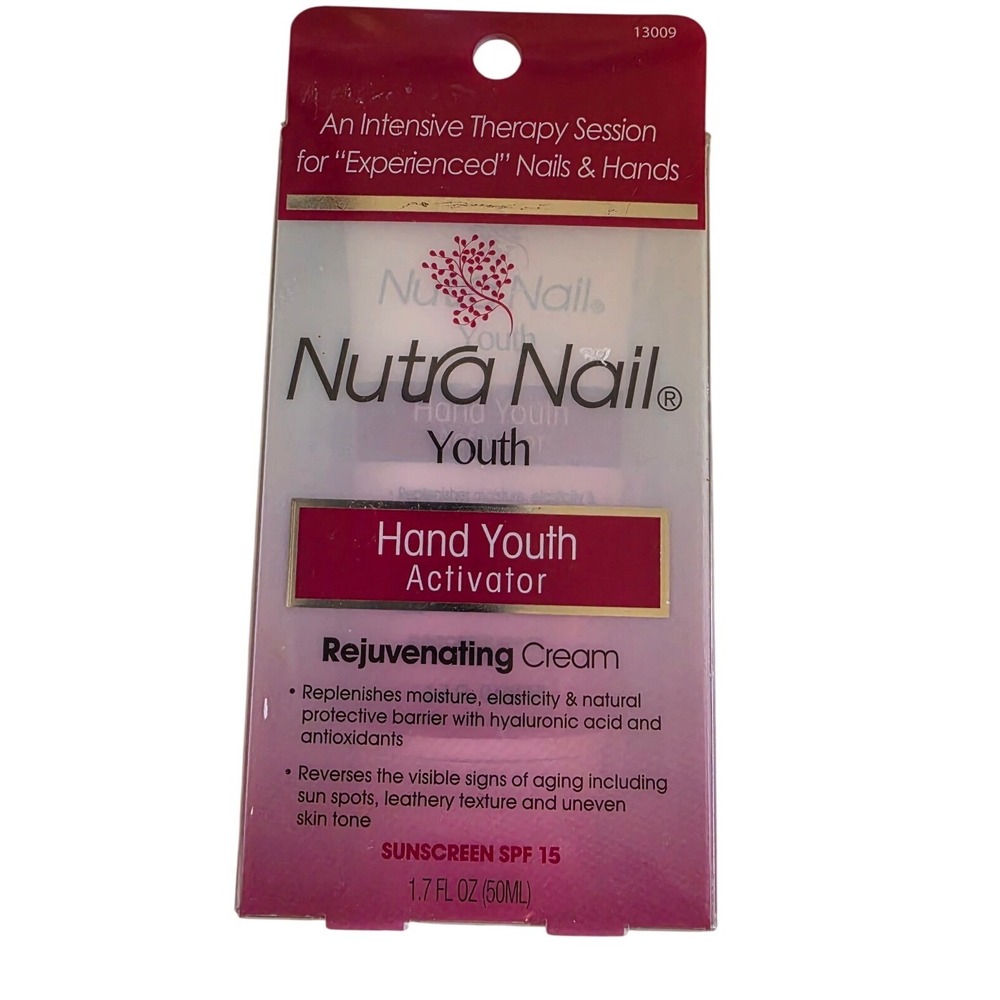 Nutra Nail Youth‎ Hand Youth Activator Rejuvenating Cream SPF 15 1.7oz 13009 NIB